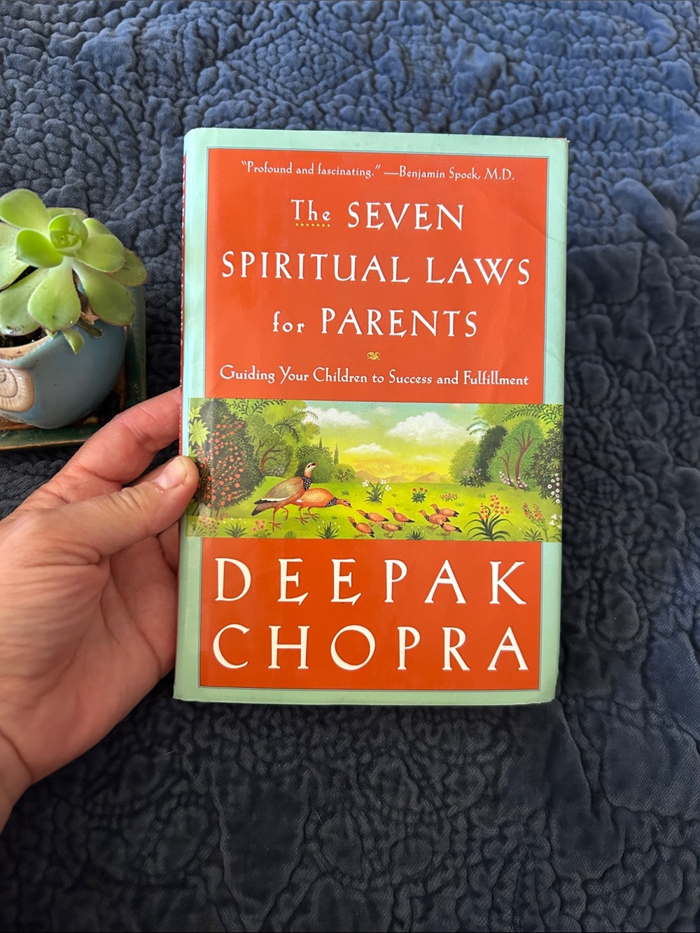 The Seven Spiritual Laws for Parents by - Orange/Cream Hardcover